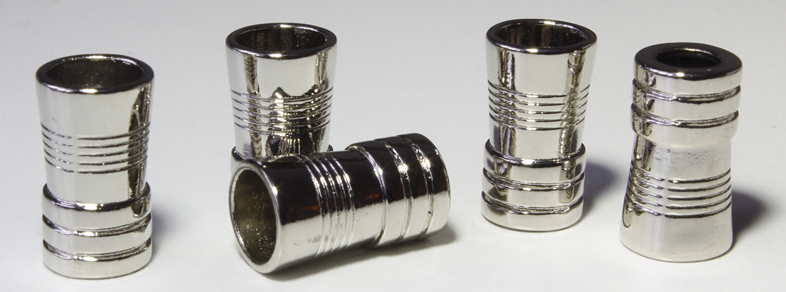 KONCOVKA NA ŠŇŮRU - pr. 4 mm - stříbrná barva