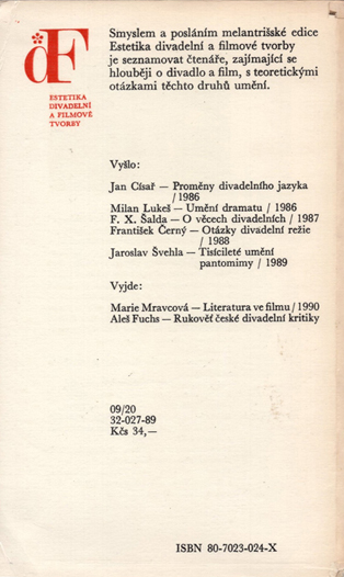 JAROSLAV ŠVEHLA - Tisícileté umění pantomimy
