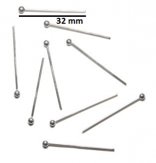 Ketlovací nýty z chirurgické oceli 32 x 0,7 mm - 250 ks