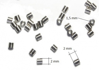 PEVNÝ ZAMAČKÁVACÍ ROKAJL 2 x 2 x 1 mm, 100 ks