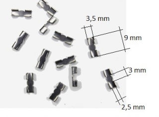KONCOVKY Z NEREZ OCELI 304 9 x 3,5 x 2,5 mm