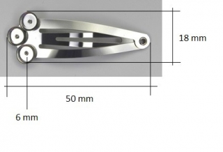 SPONKA DO VLASŮ 50 x 6 mm