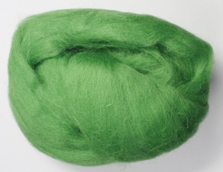 ČESANÁ JEMNÁ VLNA MERINO - ZELENÁ JARNÍ - 20 g