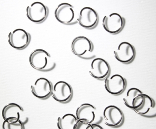 SPOJOVACÍ KROUŽKY OTEVŘENÉ - 7 x 0,8 mm - 250 ks