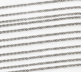LEŠTĚNÁ ŘETÍZKOVINA - 1,5 x 0,4 mm