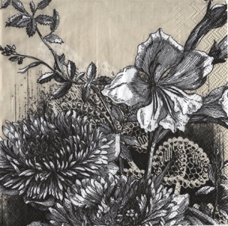 UBROUSEK 33 x 33 cm - KVĚTY