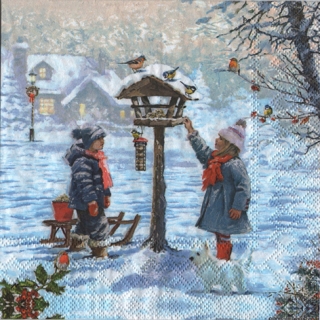 UBROUSEK 33 x 33 cm - ZIMA