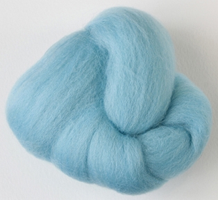 ČESANÁ JEMNÁ VLNA MERINO - AKVAMARÍNOVÁ - 20 g