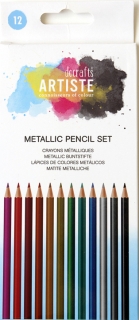 PASTELKY METALICKÉ  ARTISTE - 12 ks