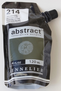 AKRYLOVÁ BARVA ABSTRACT zeleno šedá ( 214 ) - 120 ml