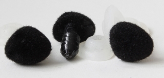BEZPEČNOSTNÍ ČUMÁK sametový 10 x 12 mm