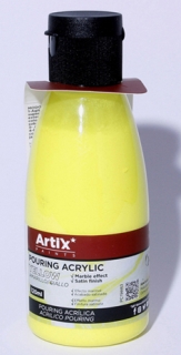 TEKUTÁ AKRYLOVÁ BARVA POURING ACRYLIC ŽLUTÁ - 120 ml