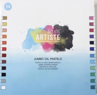 OLEJOVĚ PASTELY JUMBO - 24 ks