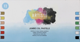 OLEJOVÉ PASTELY JUMBO - 12 ks