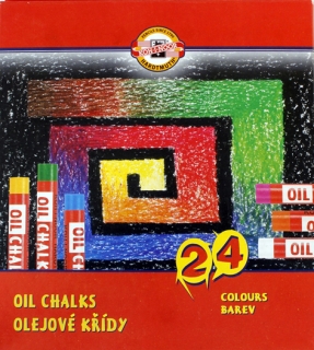 OLEJOVÉ KŘÍDY - 24 ks