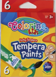 TEMPEROVÉ BARVY - 6 ks