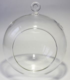 SKLENĚNÁ KOULE - AERÁRIUM pr. 15 cm