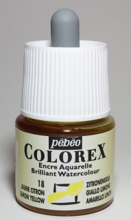INKOUST COLOREX - citronově žlutá - 45 ml