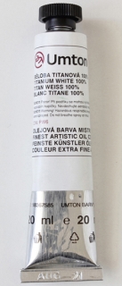 OLEJOVÁ BARVA UMTON - běloba titanová - 20 ml