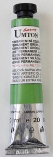 OLEJOVÁ BARVA UMTON - perm. zeleň světlá - 20 ml