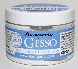 GESSO - bílá krycí akrylová barva - 150 ml