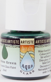 BARVA NA SKLO AQUAGLASS - 20 ml - zelená - bamboo green