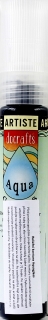 RELIÉFNÍ KONTURA AQUAGLASS - černá - 25 ml