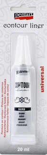 KONTURA UNIVERZÁLNÍ - stříbrná - silver - 20 ml
