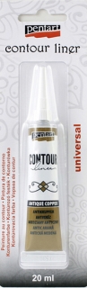 KONTURA UNIVERZÁLNÍ - antická měděná - antique copper - 20 ml