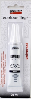 KONTURA UNIVERZÁLNÍ - perleťová - pearl - 20 ml