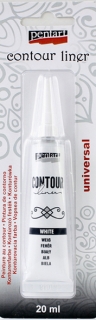 KONTURA UNIVERZÁLNÍ - bílá -white - 20 ml