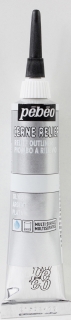 KONTURA NA SKLO CERNE RELIEF  -  stříbrná - silver - 20 ml