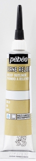 KONTURA NA SKLO CERNE RELIEF  -  zlatá - gold - 20 ml