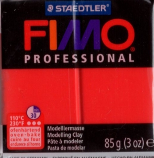 FIMO PROFESSIONAL - 85 g - barva červená
