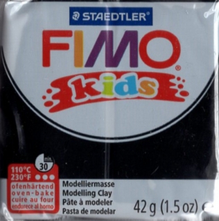 FIMO KIDS - 42 g - barva černá