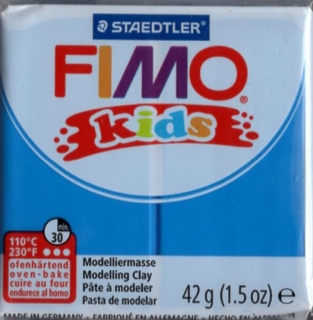 FIMO KIDS - 42 g - barva modrá neonová