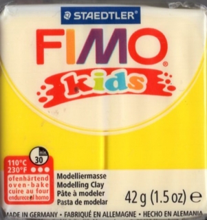 FIMO KIDS - 42 g - barva žlutá nercisová