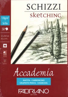 SKICÁK FABRIANO ACCADEMIA - A4 - 120g - 50 listů