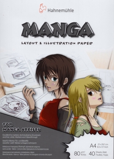 SKICÁK HAHNEMÜHLE MANGA - A4 - 80g - 40 listů