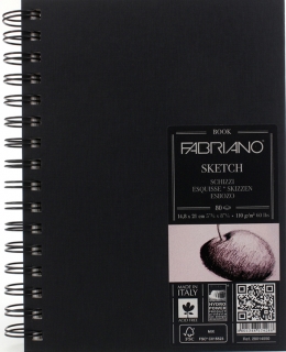 SKETCH BOOK FABRIANO - A5 - 110 g - 80 listů