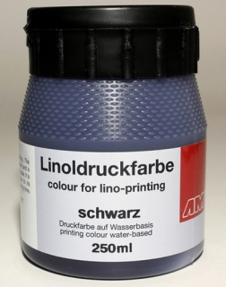 BARVA PRO LINORYT - černá - 250 ml