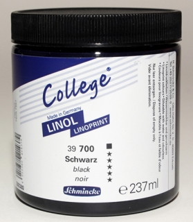 LINORYTOVÁ BARVA COLLEGE - černá - 237 ml