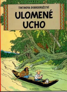 TINTINOVA DOBRODRUŽSTVÍ - Ulomené ucho -  Hergé - KOMIKS