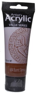 AKRYLOVÁ BARVA PHOENIX - siena pálená  (684) - 75 ml