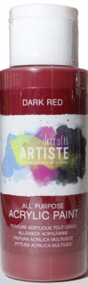 AKRYLOVÁ BARVA ARTISTE - základní tmavě červená - 59 ml